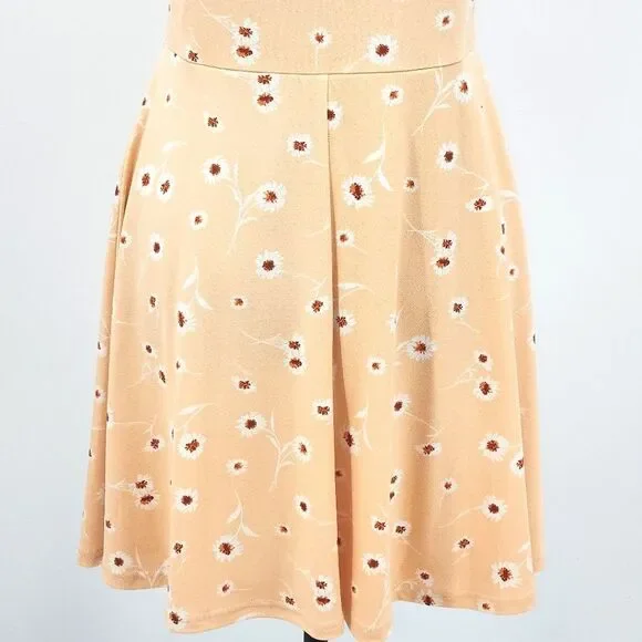 Altar'd State Bow Tie Front Floral Skater Mini Dress Medium Retro Pinup Summer - Picture 12 of 12